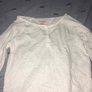 Kids-White long sleeve t-shirt